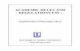 Academic Rules Regulations