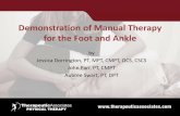 Manual Therapy Summary ANKLE FOOT