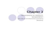 Chp 3 the business of product management