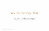L01 new technology course description