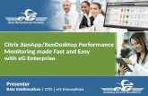 Citrix XenApp and XenDesktop Performance Management Made Easy