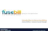 Introduction to recurring billing