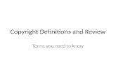 Scott Phinney - Copyright Definitions