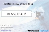 TechNet New Wave Tour Raffaella Verticchio TechNet Program Manager Microsoft Italia raffv@microsoft.com BENVENUTI!