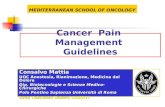 Cancer Pain Management Guidelines Consalvo Mattia UOC Anestesia, Rianimazione, Medicina del Dolore Dip. Biotecnologie e Scienze Medico-Chirurgiche Polo.