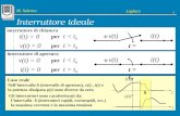 Tor Vergata M. Salerno Laplace 1 Esempio: interruttore ideale di apertura i(t) t v(t) t Interruttore ideale interruttore di chiusura v(t) + i(t) t = t.