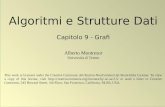 1 © Alberto Montresor Algoritmi e Strutture Dati Capitolo 9 - Grafi Alberto Montresor Università di Trento This work is licensed under the Creative Commons.