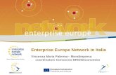 LEnterprise Europe Network in Italia - # Enterprise Europe Network in Italia Vincenza Maria Palermo– Mondimpresa coordinatore Consorzio BRIDGconomies.