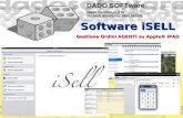 Software iSELL Gestione Ordini AGENTI su Apple© iPAD DADO SOFTware 38080 CARISOLO (TN) Tel 0465 500605 Fax 0465 500035  .