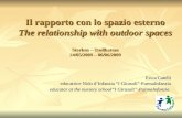 1 Il rapporto con lo spazio esterno The relationship with outdoor spaces Storken – Trollhattan 24/05/2009 – 06/06/2009 Erica Catelli educatrice Nido d’Infanzia.