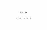 EFDD STATUTO 2014. STATUTES of the EUROPE OF FREEDOM AND DIRECT DEMOCRACY GROUP Article 1 Name and Members of the Group The name of the Group shall be: