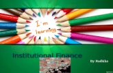 Institutional finanace Unit-5 T Y BBA
