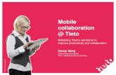 Mobile collaboration at Tieto