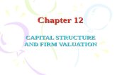 Capital structure and firm valuation by anil dora