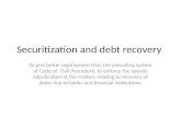 Securitization and debt recovery ii revise