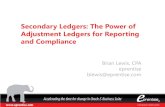 June 2014 webinar: Secondary ledgers - The power of adjustment ledgers for reporting and compliance