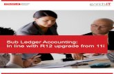 Oracle R12 Upgrade - Sub Ledger Accounting