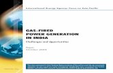 IEA gas based power india