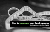 Measuring your SaaS success