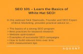Aquent/AMA Webcast: Basics of White Hat SEO
