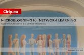 MICROBLOGGING for NETWORK LEARNING