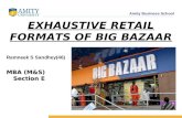Retail Formats of Big bazaar