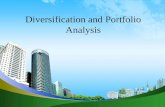 Diversification and portfolio analysis@ bec doms