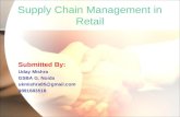 Scm In  Retail by Uday mishra