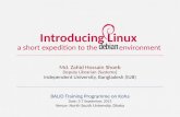 Introducing linux: a short expedition to the debian environment