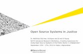 Open Source Systems in Justice
