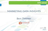 Marketing Data Insights - Ben Zimmer, Property Solutions