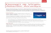 Design at Virgin Atlantic Airways