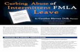 HospitalityLawyer.com | Curbing Abuse of Intermittent FMLA Leave (Cynthia Blevins Doll, Fisher & Phillips)