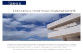 Strategic portfolio management