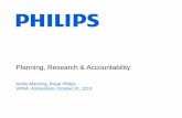 Philips Andre Manning: Planning, research & accountability