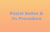 Postal ballot