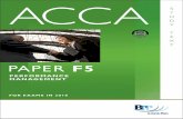 Tài liệu chương trình ACCA phần F5 study text bpp 2010