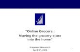 Online Grocery Industry
