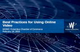 Best Practices for Using Online Video