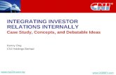 Integrating Investor Relations Internally - ABF Investor Relations Conference