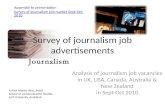 International journalism job survey Charts jea 2010 2