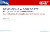 Developing a Corporate Acquisition Strategy
