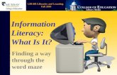 Information Literacy 2007