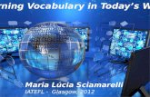 Learning vocabulary in today's world   part 1