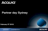Partner Day at DrupalCon Sydney