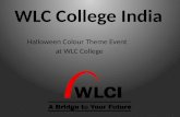 WLC College India Halloween Event