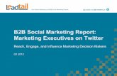 How Are Senior Marketers Using Twitter? | Social Insights Report Q1 2013