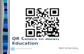 Using QR Codes in Adult Education