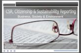 CSR, Citizenship And Sustainability Reporting