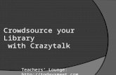 Crowdsourcing your Library by Crazytalking